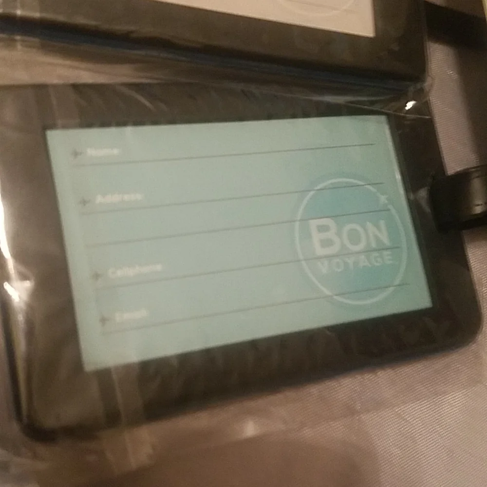 Anchor 2pk luggage tags new on card - Picture 3 of 3